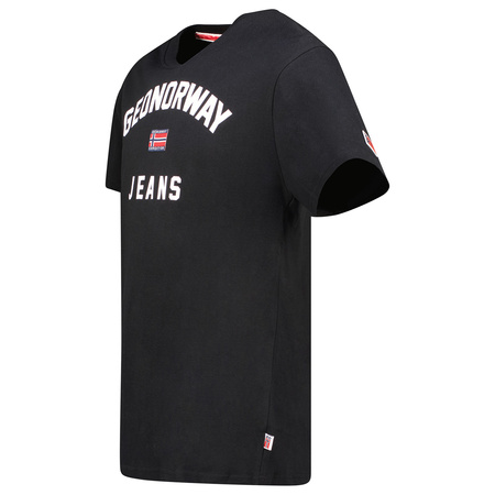 T-Shirt Geographical Norway JASSIER MEN 254 czarny męska (SY1361H/GN-Black)