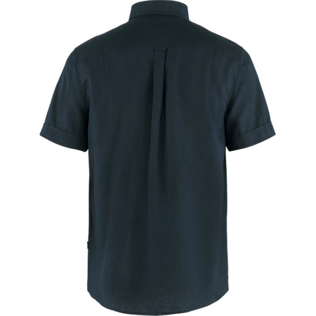 Koszula z krótkim rękawem męska Fjällräven Övik Travel Shirt SS M Dark Navy (F87039-555)