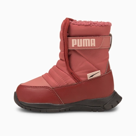 Śniegowce dziecięce Puma Nieve Boot WTR AC INF buty hydrofobowe nieprzemakalne różowe (380746-04)