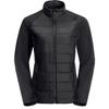 Wyprzedaż - Kurtka trekkingowa damska Jack Wolfskin Geisshorn 3in1 JKT W wiatroszczelna czarna (1115601_6000)