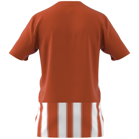 Koszulka męska adidas Striped 21 Jersey pomarańczowo-biała (H35642)