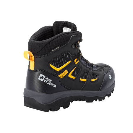 Buty trekkingowe dziecięce czarne Jack Wolfskin Vojo Texapore Mid K (4042181-6361)
