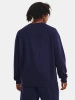 Bluza sportowa męska UNDER ARMOUR FLEECE CREW oddychająca granatowa (1379755-410)