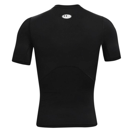 Koszulka treningowa męska Under Armour HeatGear Short Sleeve sportowa czarna (1361518-001)