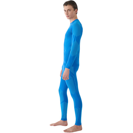 Legginsy termoaktywne męskie 4F M166 niebieskie (4FWAW24USEAM166 33S)