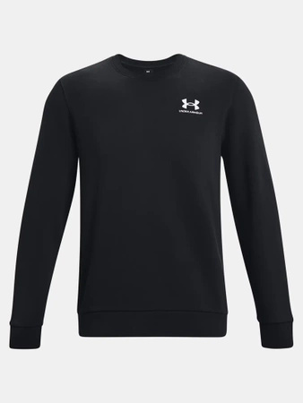 Bluza męska UNDER ARMOUR Essential Fleece Crew sporotwa czarna (1374250-001 )