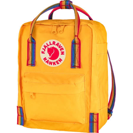 Plecak Fjällräven Kånken Rainbow Mini Warm Yellow-Rainbow Pattern (F23621-141-907)