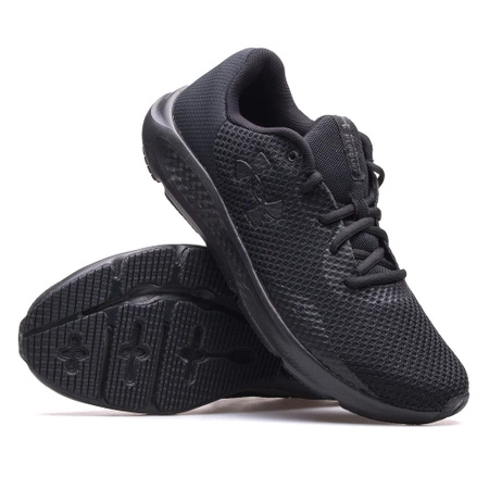Wyprzedaż - Buty do biegania męskie Under Armour Charged Pursuit 3 sportowe czarne (3024878-002)