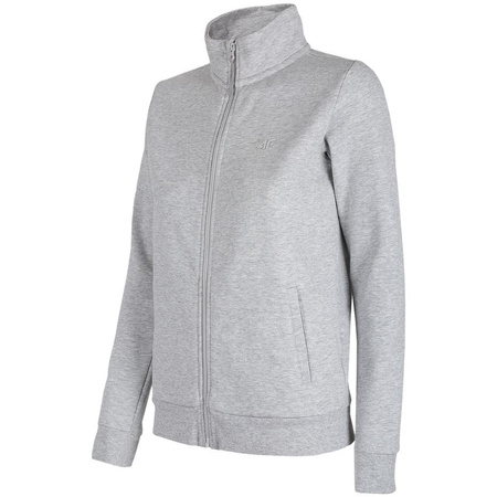 Bluza damska 4F chłodny jasny szary melanż (H4Z22 BLD351 27M)