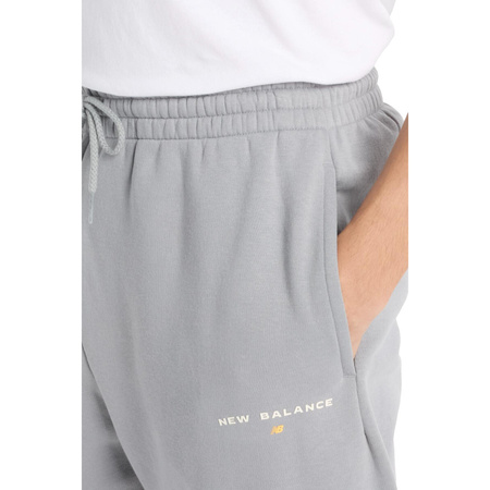 Spodnie New Balance REIMAGINED FLEECE JOGGER Szary (MP51505YST)