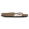 Klapki Birkenstock Madrid damskie Birko-Flor Narrow Copper na wąską stopę złoty róż (1023927)