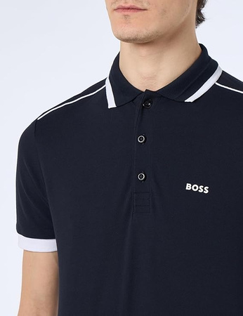 Koszulka Polo męska BOSS Paddy 1 BLU regular fit granatowa (50512995-402)