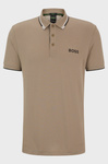 Koszulka Polo Boss Paddy Pro Light/Pastel Green regular fit beżowa (50469102-334)