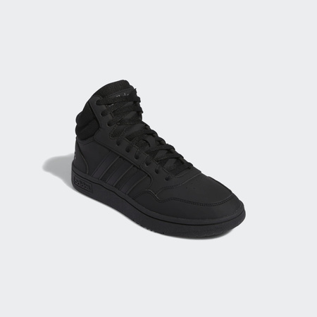 Sneakersy męskie za kostkę adidas HOOPS 3.0 MID czarne (GV6683)