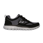 Buty treningowe męskie Skechers Burns Agoura czarne (52635-BKGY)