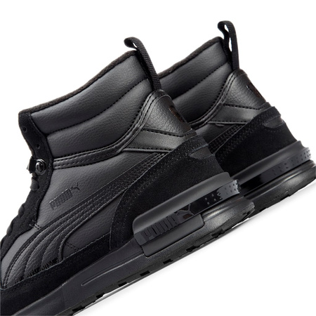 Męskie sneakersy za kostkę Puma Graviton Mid wysokie buty na zimę sportowe czarne (383204-01)
