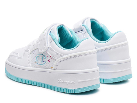 Buty unisex Champion REBOUND PLATFORM ABSTRACT G PS Biały (S32851WW011)