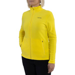 Wyprzedaż - Bluza polarowa damska Viking Tesero Lady żółta rozpinana trekkingowa (740/24/5658/6400)