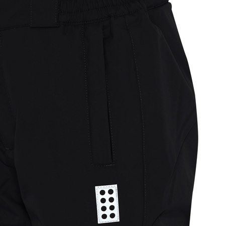 Wyprzedaż - Spodnie narciarskie dziecięce Lego Wear LWPOWAI 708 Ski Pants outdoorowe czarne (11010168-995)