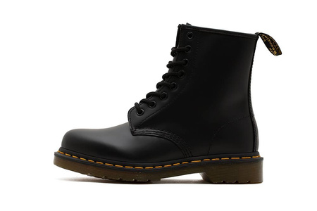 Trapery glany Dr. Martens 1460 Smooth Black naturalna licowa męskie/damskie czarne wysokie (DM11822006)