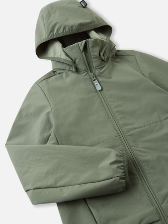 Wyprzedaż - Kurtka przejściowa dla dziewczynki/chłopca Reima Jacket Turvaisa Thyme elastyczna zielona (5100193A-8510)