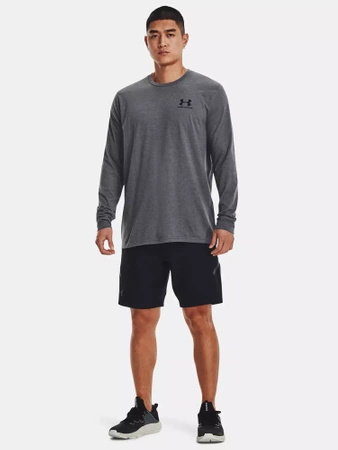 Longsleeve sportowy męski Under Armour Sportstyle Left Chest koszulka z długim rękawem szara (1329585-012)