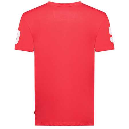 T-Shirt Geographical Norway JEQUESTRE MEN 254 czerwony męska (SY1305H/GN-Red)