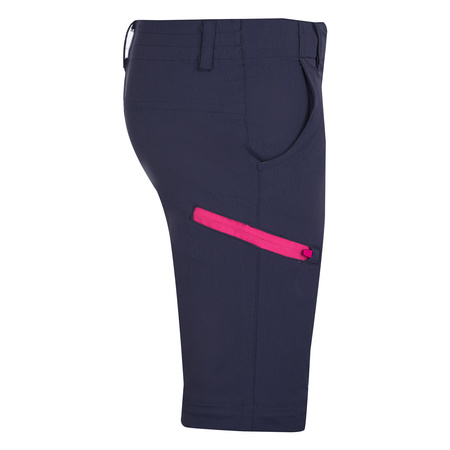 Spodnie zapinane na zamek dziecięce dla chłopca/dziewczynki Trollkids Kids Kjerag Zip-Off Pants navy/magenta (177-114)