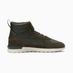 Wyprzedaż - Sneakersy męskie za kostkę Puma Graviton Mid Forest wysokie buty sportowe zielone (383204-02)