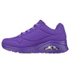 Sneakersy damskie Skechers Uno Nights Shades buty sportowe fioletowe (73667-PUR)