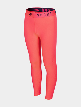 Legginsy dziecięce 4F pink (HJL22-JSPDF002-63N)