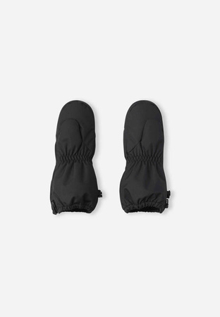 Wyprzedaż - Rękawiczki zimowe dziecięce Reima Mittens (woven). Tassu Black  Age 1 Toddler Unisex wodoodporne czarne (5300115A-9990)