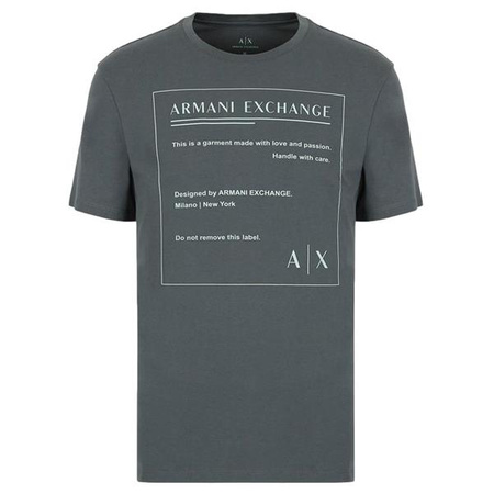 Koszulka Armani Exchange T-SHIRT Szary (3LZTHD-ZJH4Z-1839)