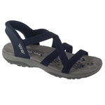 Skechers Slip-Ins: Reggae Slim - Stretch Flex 163460-NVY Granatowe 36 (163460-NVY)