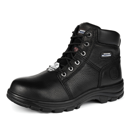 Wyprzedaż - Buty robocze męskie czarne Skechers Workshire (77009EC/BLK)