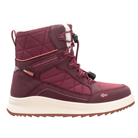 Buty zimowe dziewczęce Trollkids Girls Arendal Winter Boots XT wodoodporne fioletowe (671-419)