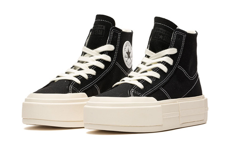 Wyprzedaż - Buty sportowe damskie Converse Chuck Taylor Cruise W trampki wysokie za kostkę czarne (A04689C)