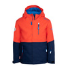 Kurtka zimowa dziecięca Trollkids Kids Hallingdal Jacket outdoorowa pomarańczowa/granatowa (226-705)