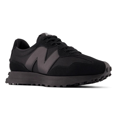 Sneakersy męskie New Balance 327 buty sportowe czarne skórzane (MS327CTB)