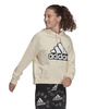 Damska bluza adidas Performance W BLUV Q1 HD beżowa (HC9179)