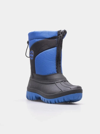 Wyprzedaż - Śniegowce dziecięce Lee Cooper buty zimowe dla dzieci czarne/niebieskie (LCJ-23-44-1990K)