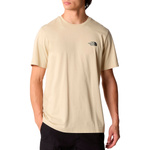 Koszulka męskie The North Face M S/S SIMPLE DOME TEE Beżowy (NF0A87NG3X4)