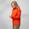 Polar damski Fjällräven Abisko Grid Fleece Hoodie W Flame Orange (F14600184-214)