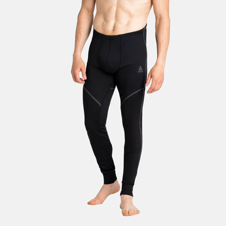 Legginsy termiczne męskie Odlo BL BOTTOM long ACTIVE X-WARM ECO spodnie sportowe z wysoką izolacją ciepła czarne (159232/15000)