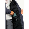 Wyprzedaż - Kurtka zimowa damska Jack Wolfskin MARIENPLATZ COAT W night blue Down Insulated granatowa  (1206971_1010)
