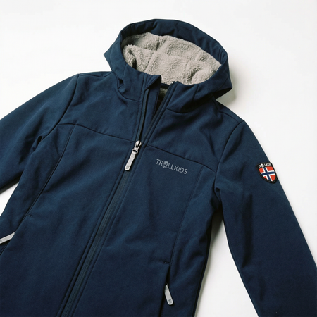 Płaszcz softshell Trollkids Girls Kristiansand Coat dla dziewczynki (391-100)