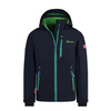 Kurtka softshell dziecięca dla chłopca/dziewczynki Trollkids Kids Balestrand Jacket navy/bright green/medium blue (618-120)