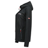 Bluza z kapturem damska Geographical Norway UNICIA LADY 224 sportowa polar rozpinany czarny (WX3714F/GN)