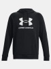 Bluza sportowa męska UNDER ARMOUR Rival Fleece Logo z kapturem kangurka czarna (1379758-001)