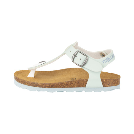 Sandały BIO dziecięce dla dziewczynki Trollkids Girls Alesund Sandal light mint (484-133)